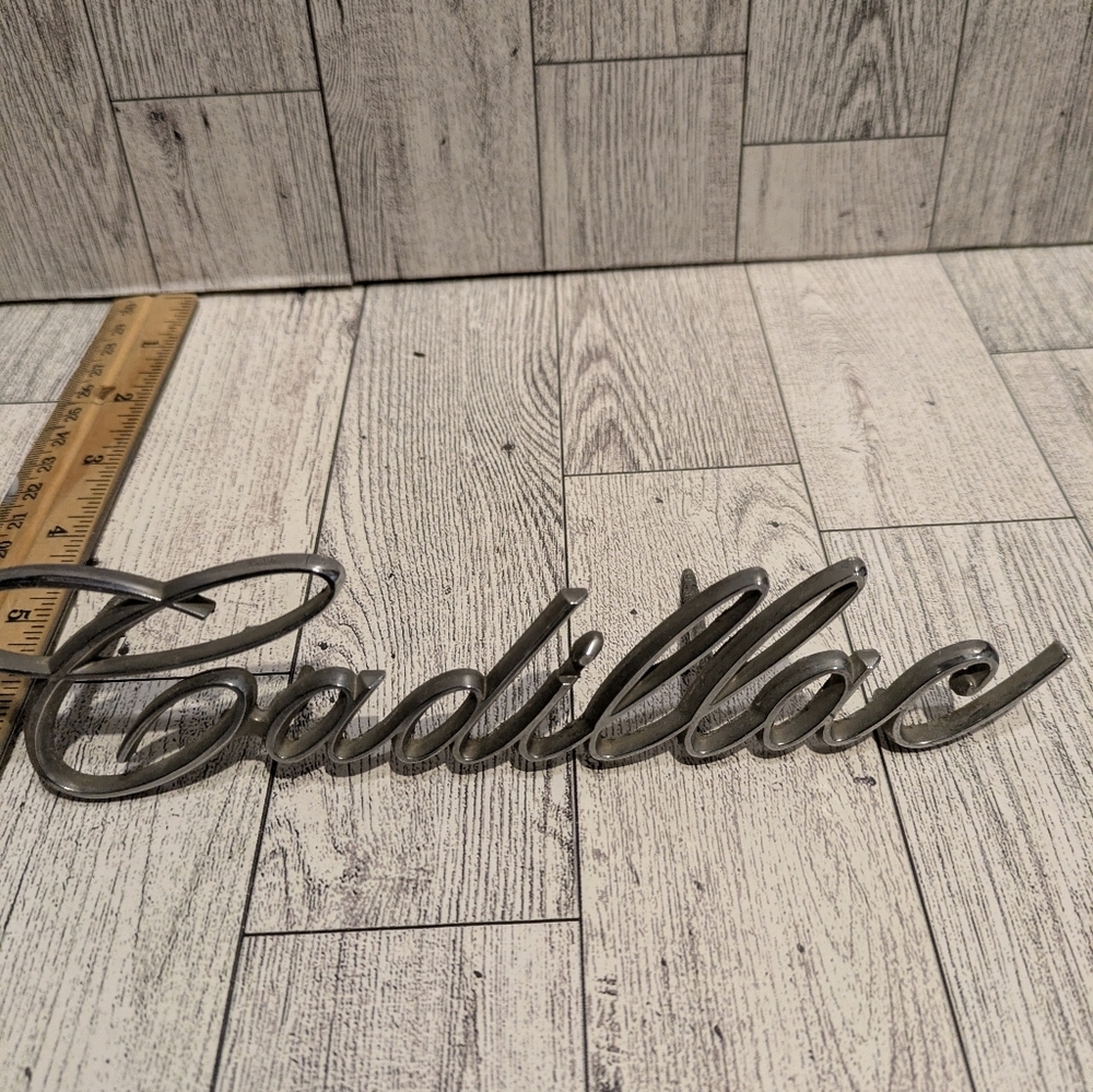 Cadillac Silver Car Emblem
